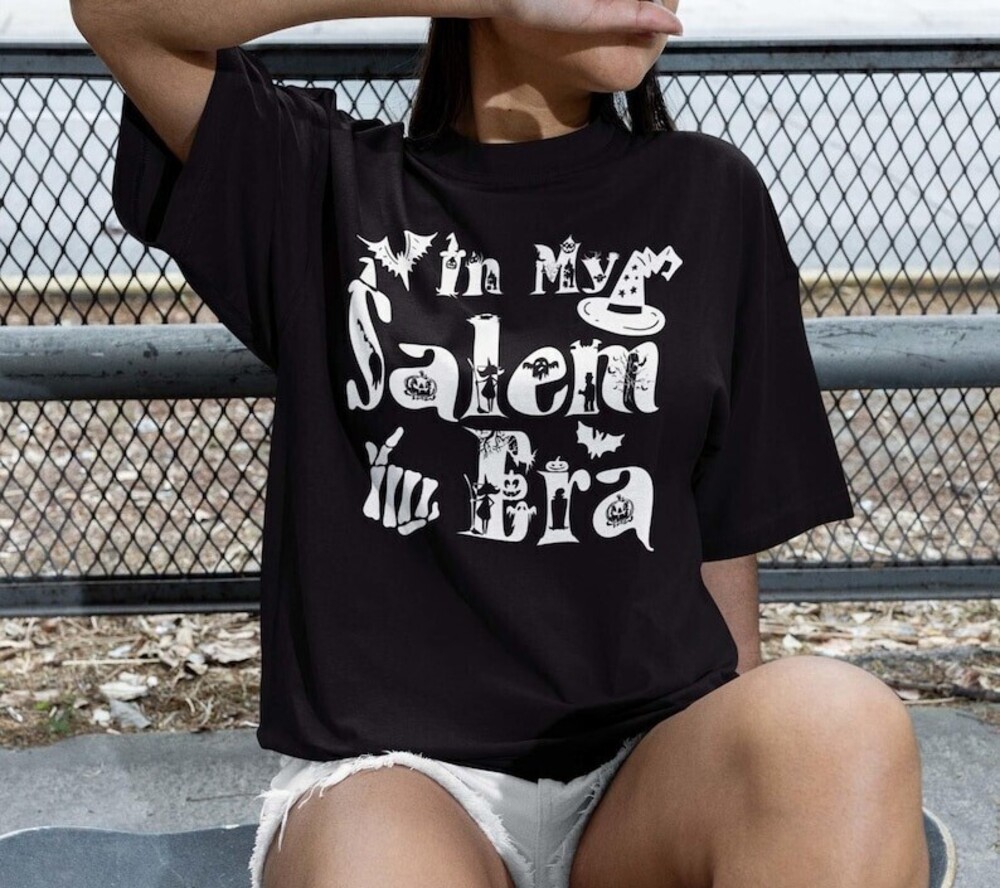In My Salem Era Shirt Massachusetts Witch Halloween Girls Trip Tee